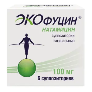 Купить Экофуцин 100 мг 6 шт суппозитории вагинальные