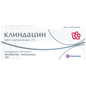 Купить: Клиндацин 2% 19 г крем вагинальный туба