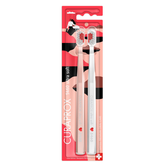 Купить Curaprox CS 5460 Ultra Soft Duo Love 2025 2 шт набор щеток зубных ультрамягких