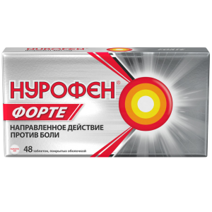 Купить: Нурофен Форте 400 мг 48 шт таблетки покрытые оболочкой