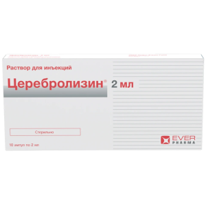 Купить: Церебролизин 2 мл 10 шт раствор для инъекций ампулы