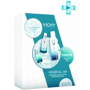 Купить: Vichy Mineral 89 набор НГ(гель-сыворотка50мл+тв150мл+д/глаз15мл)