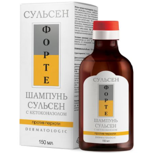 Купить: Сульсен Форте 150 мл шампунь против перхоти с кетоконазолом