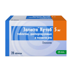 Купить: Заласта Ку 5 мг 28 шт таблетки диспергируемые в полости рта