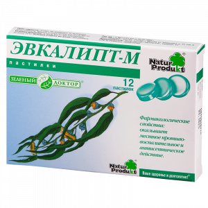 Купить Эвкалипт Натур Продукт пастилки д/рассас №12