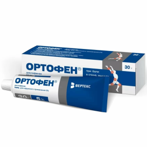 Купить: Ортофен гель д/наружн примен 5% 30г
