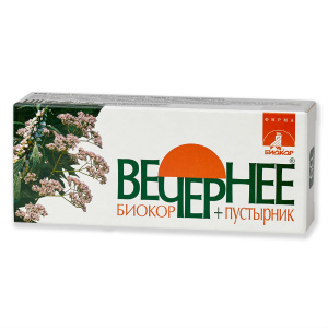 Купить: Вечернее+Пустырник Биокор драже №60