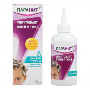 Купить: Паранит 200 мл шампунь + расческа