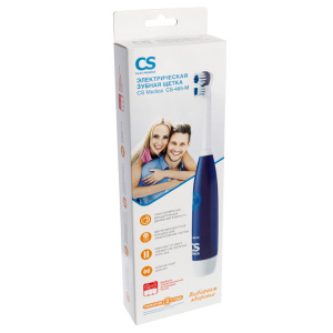Купить CS Medica  зубная щетка электр CS-465-M синяя