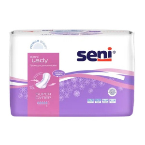 Купить: Seni Lady Super 15 шт прокладки урологические 5 капель