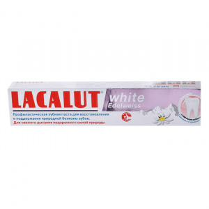 Купить: Lacalut White Edelweiss зубная паста 75мл