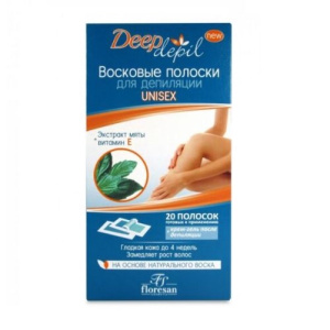 Купить: Floresan 20 шт полоски восковые для депиляции с мятой