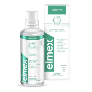 Купить: Elmex Sensitive 400 мл ополаскиватель для полости рта для снижения чувствительности зубов