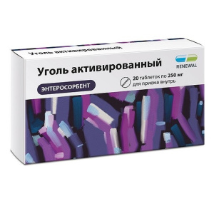 Купить: Уголь Активированный Реневал таб 250мг №20