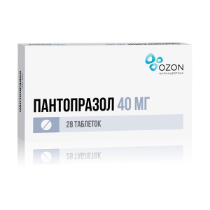 Купить: Пантопразол 40 мг 28 шт таблетки кишечнорастворимые покрытые пленочной оболочкой