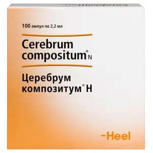 Купить Церебрум-Композитум Н 2,2 мл 100 шт раствор для инъекций