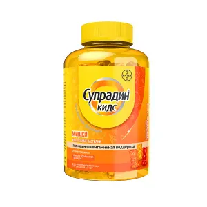 Купить Супрадин Кидс Мишки 4 г 60 шт пастилки жевательные