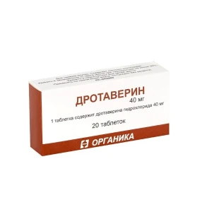 Купить Дротаверин таблетки 40мг №20 (Органика)