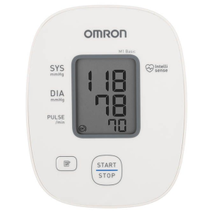 Купить: Omron M1 Basic (ARU) тонометр автоматический плечевой с адаптером и стандартной манжетой 22-32 см