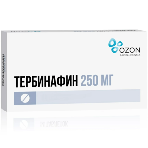 Купить: Тербинафин таб 250мг №10 (Озон)