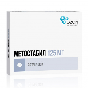 Купить Метостабил 125 мг 30 шт таблетки покрытые пленочной оболочкой