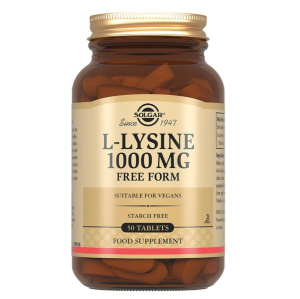 Купить: Solgar L-Лизин 1000 мг 50 шт таблетки