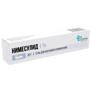 Купить: Нимесулид 1 % 20 г гель