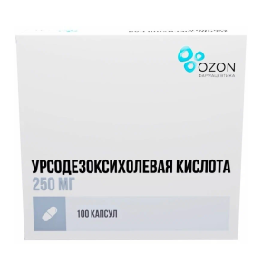 Купить: Урсодезоксихолевая кислота 250 мг 100 шт капсулы