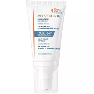 Купить: Ducray Melascreen 40 мл крем легкий фотозащитный с помпой SPF50+