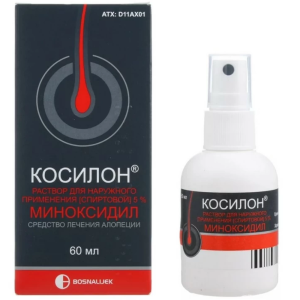 Купить: Косилон 5 % 60 мл раствор для наружного применения