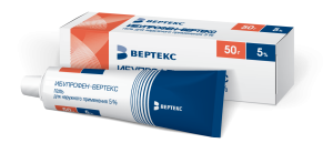 Купить: Ибупрофен-Вертекс гель для наружного применения 5% туб 50г