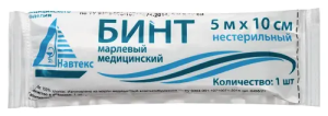 Купить: Навтекс 5мX10см бинт нестерильный