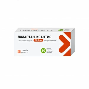 Купить Лозартан-Ксантис таб ппо 100мг №30