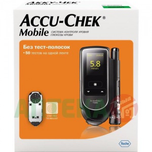 Купить: Глюкометр Accu-Chek Mobile  (набор + 50 тест-полосок)