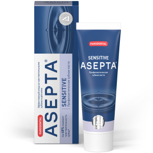 Купить: Asepta Sensetive 75 мл паста зубная лечебно-профилактическая
