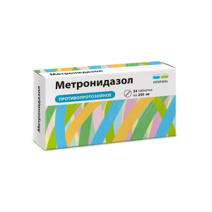 Купить: Метронидазол Реневал таблетки 250мг №24