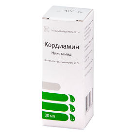 Купить Кордиамин 25% 30 мл капли для приема внутрь