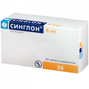 Купить Синглон 4 мг 28 шт таблетки жевательные