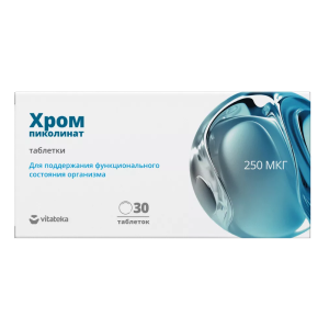 Купить: Витатека Пиколинат Хрома 30 шт таблетки