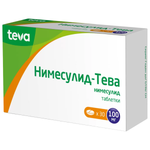 Купить: Нимесулид-Тева таблетки 100мг №30