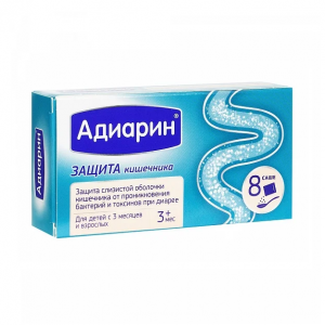 Купить: Адиарин порошок д/сусп д/внутр 250мг пак №8