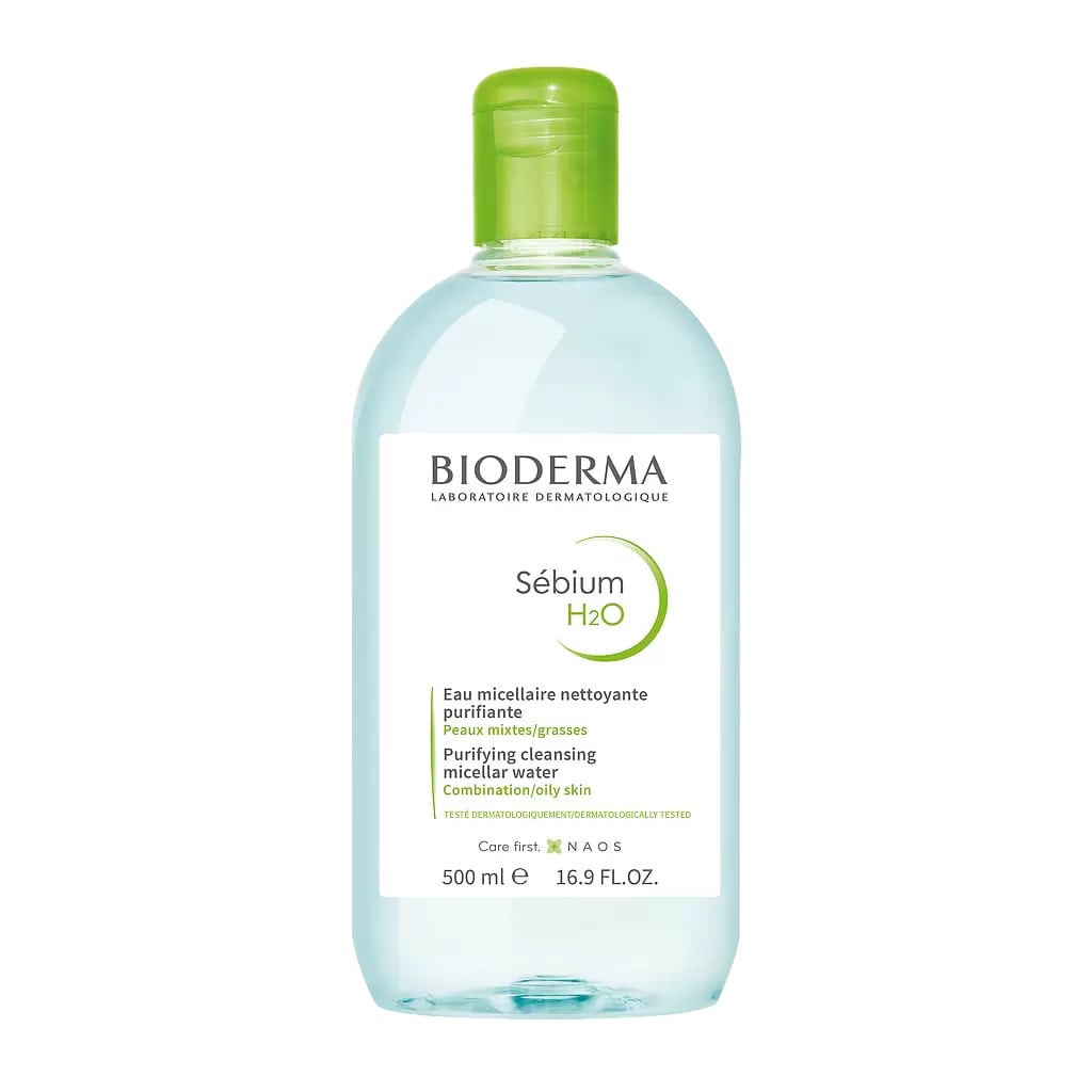 Купить Bioderma Sebium H2O мицеллярная вода очищающая, 500 мл (для жирной и проблемной кожи)
