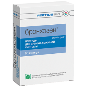 Купить: Бронхоген Пептидбио 60 шт капсулы