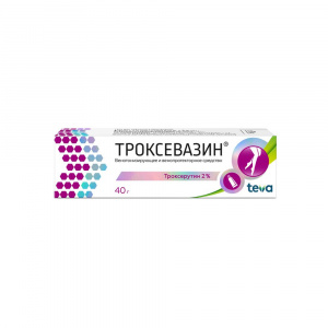 Купить: Троксевазин 2 % 40 г гель для наружного применения