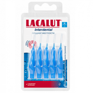 Купить: Lacalut Interdental 5 шт ёршики цилиндрические размер M 1,2 мм