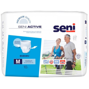 Купить: Seni Active подгузники-трусы р.M №10 (6 капель)