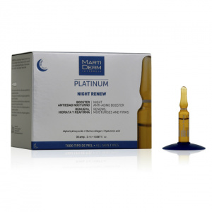 Купить: MartiDerm Platinum Night Renew Ampules 2 мл 30 шт ночное восстановление для всех типов кожи ампулы
