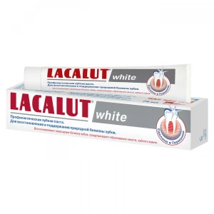 Купить Lacalut Sensitive-white 75 мл паста зубная
