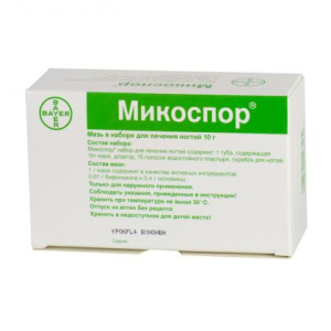 Купить: Микоспор Набор мазь для наружного применения 10г