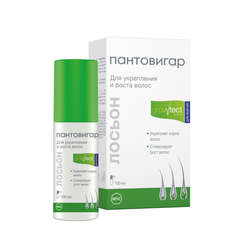 Купить Пантовигар 100 мл лосьон для укрепления и роста волос для мужчин